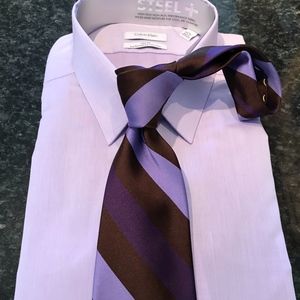 Handmade Purple/Brown/Lavender Tie